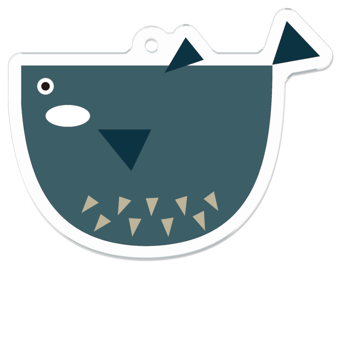 アクリルキーホルダー - 50 x 50 (mm)