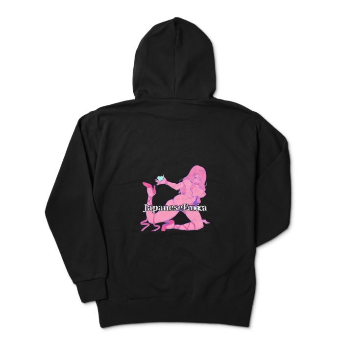 ジップパーカー - XL - ブラック