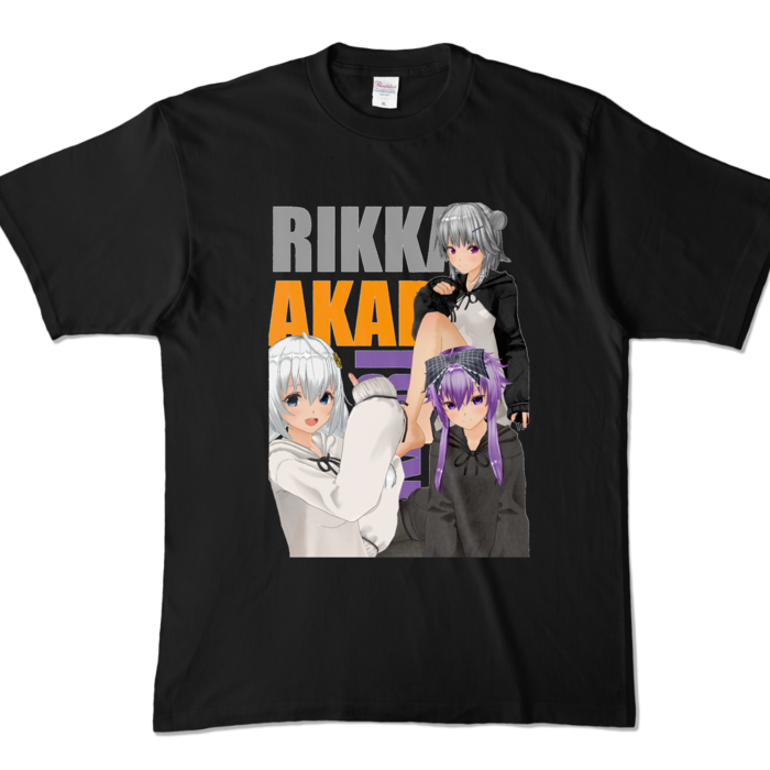 カラーTシャツ - XL - ブラック (濃色)