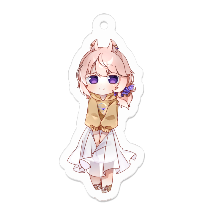 アクリルキーホルダー - 50 x 50 (mm)