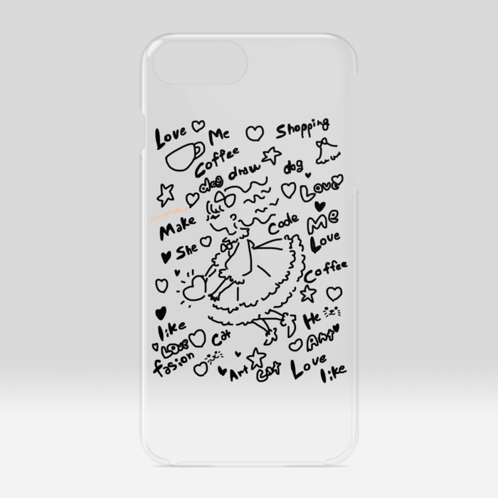 クリアiPhoneケース - iPhone 6 Plus / 7 Plus / 8 Plus