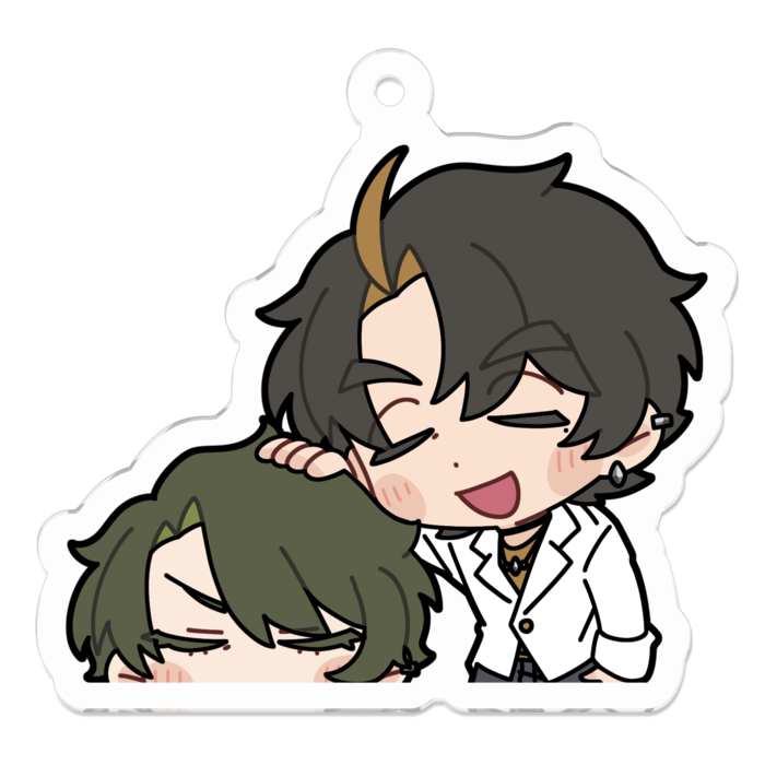 アクリルキーホルダー - 50 x 50 (mm)