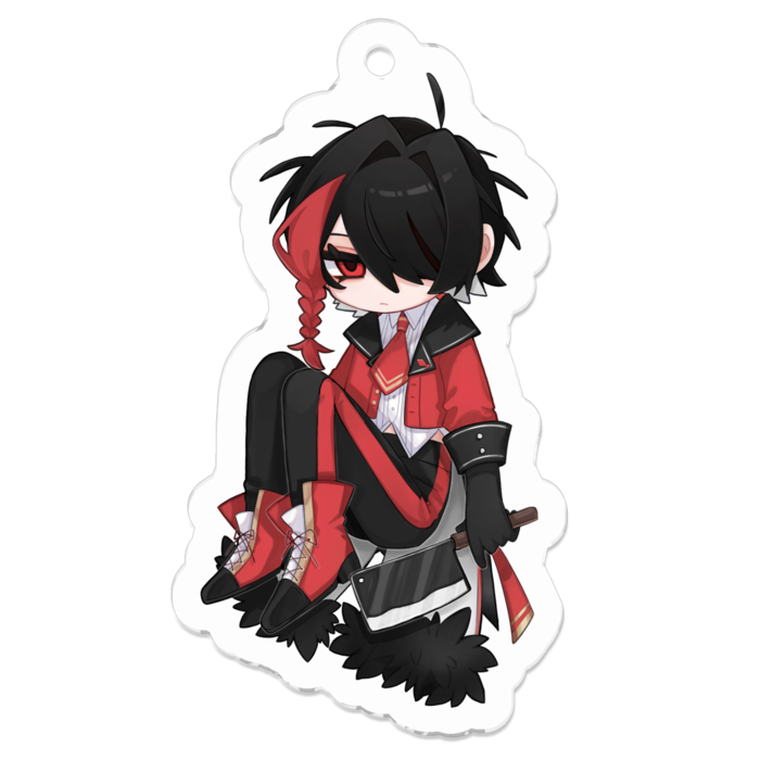 アクリルキーホルダー(チハゼ)  -50 x 50(mm)