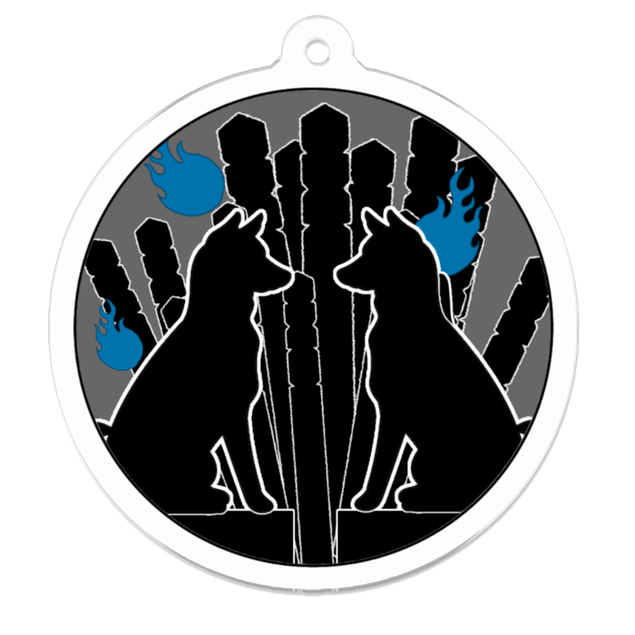 アクリルキーホルダー - 50 x 50 (mm)