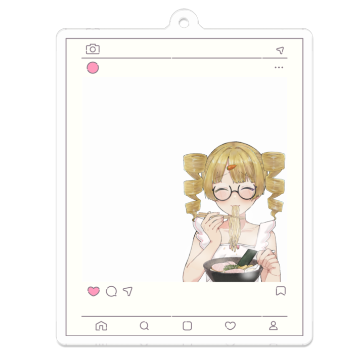 アクリルキーホルダー - 70 x 70 (mm)