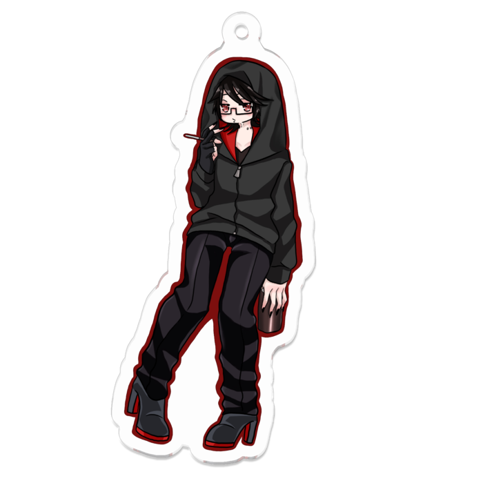 アクリルキーホルダー（コーティング） - 70 x 70 (mm)