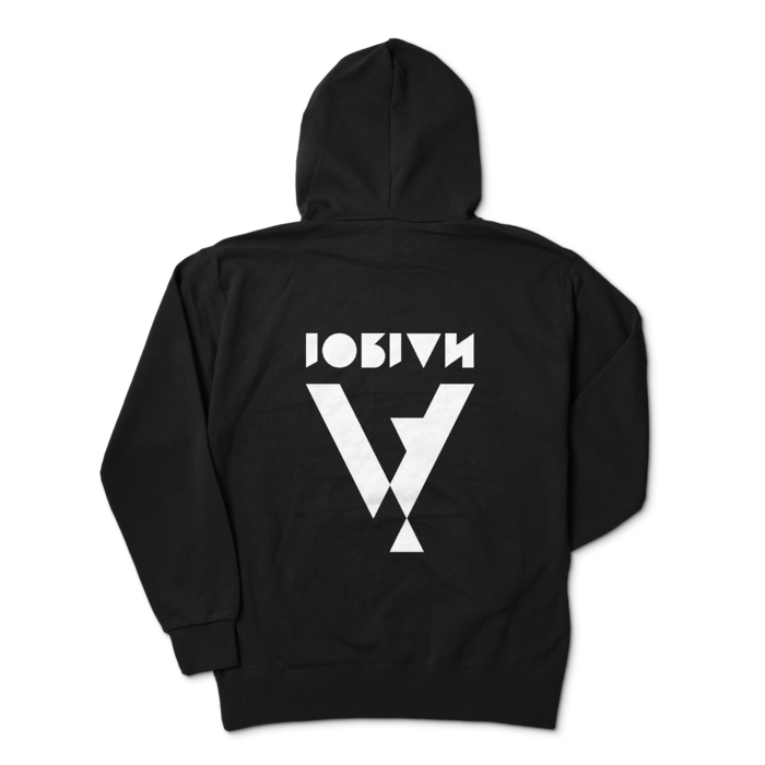 ジップパーカー - XL - ブラック