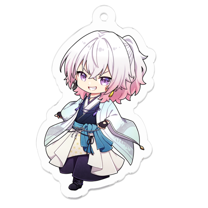 アクリルキーホルダー - 50 x 50 (mm)(2)表情違い