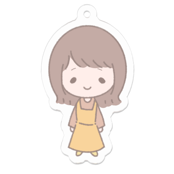 アクリルキーホルダー - 50 x 50 (mm)