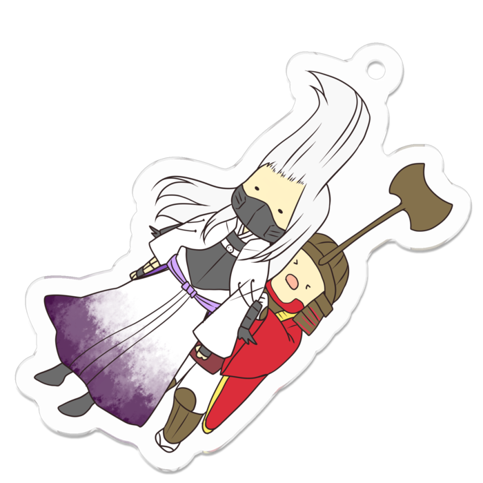 アクリルキーホルダー - 50 x 50 (mm)