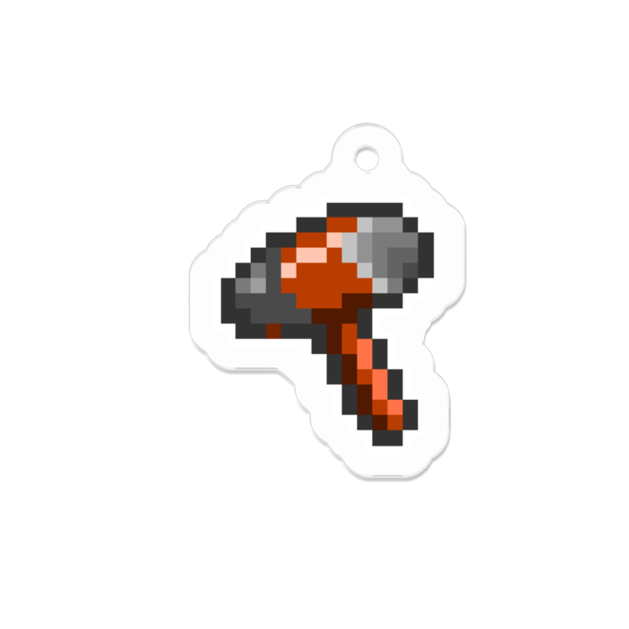 アクリルキーホルダー - 50 x 50 (mm)