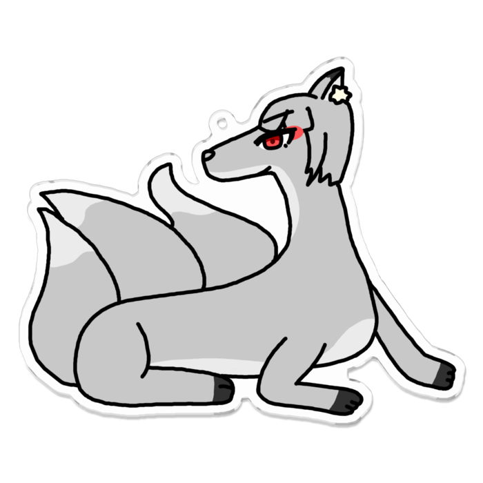 アクリルキーホルダー - 100 x 100 (mm)