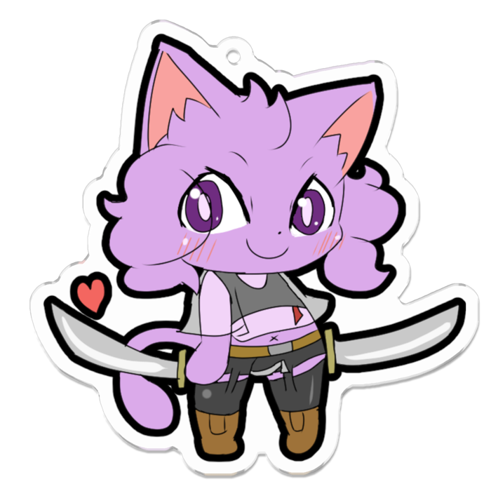 アクリルキーホルダー - 70 x 70 (mm)