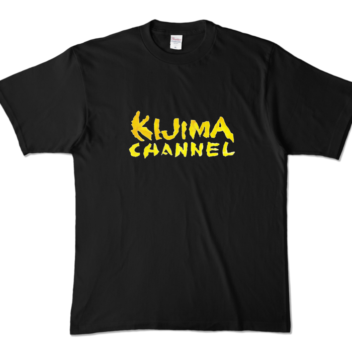 きじちゃんTシャツ① - XL - ブラック (濃色)