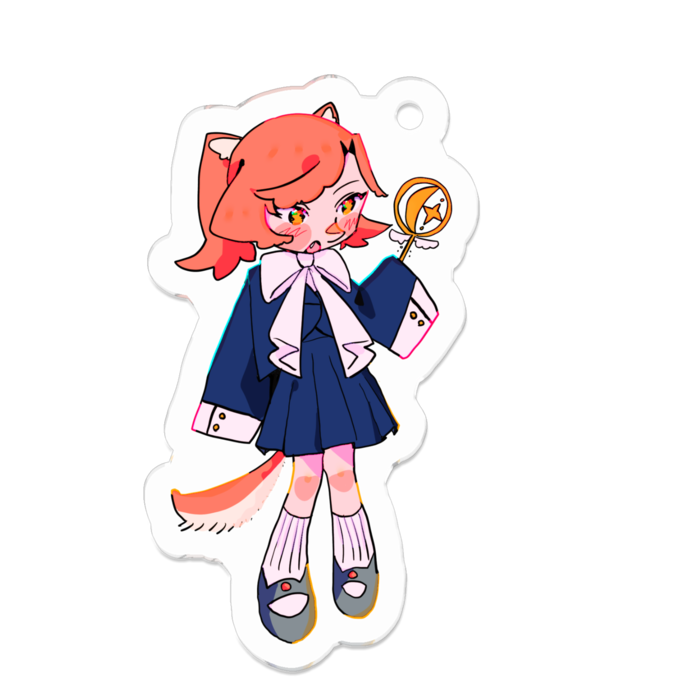 アクリルキーホルダー - 50 x 50 (mm)