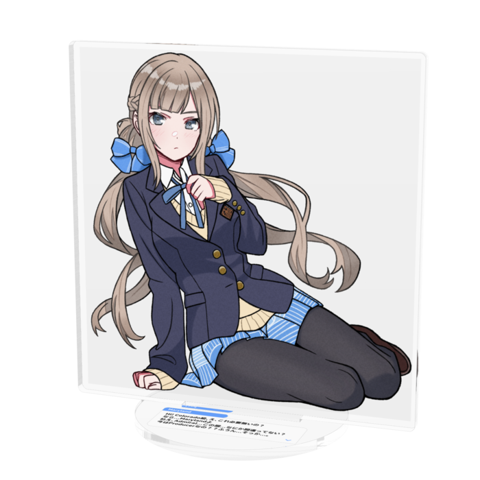 タイツありバージョン - 100x100mm