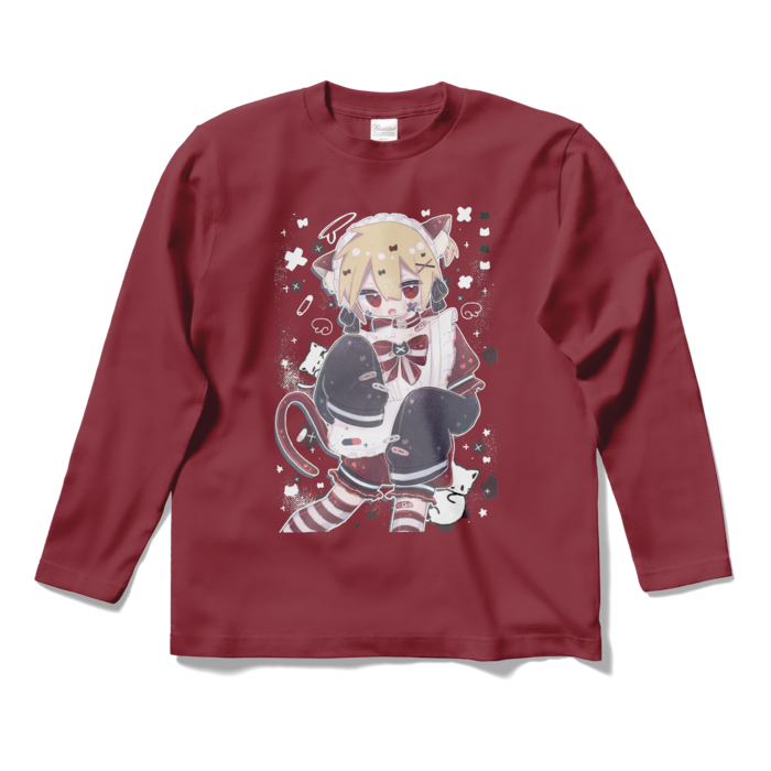 ロングスリーブTシャツ - S - バーガンディ