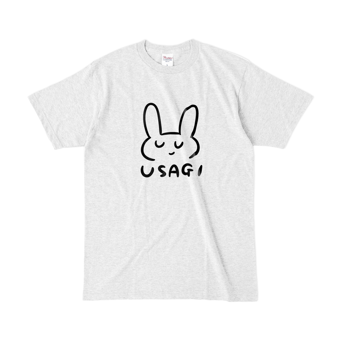 カラーTシャツ(淡色) - L - アッシュ