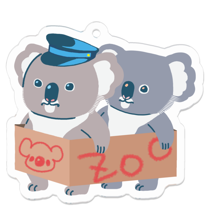 アクリルキーホルダー - 50 x 50 (mm)