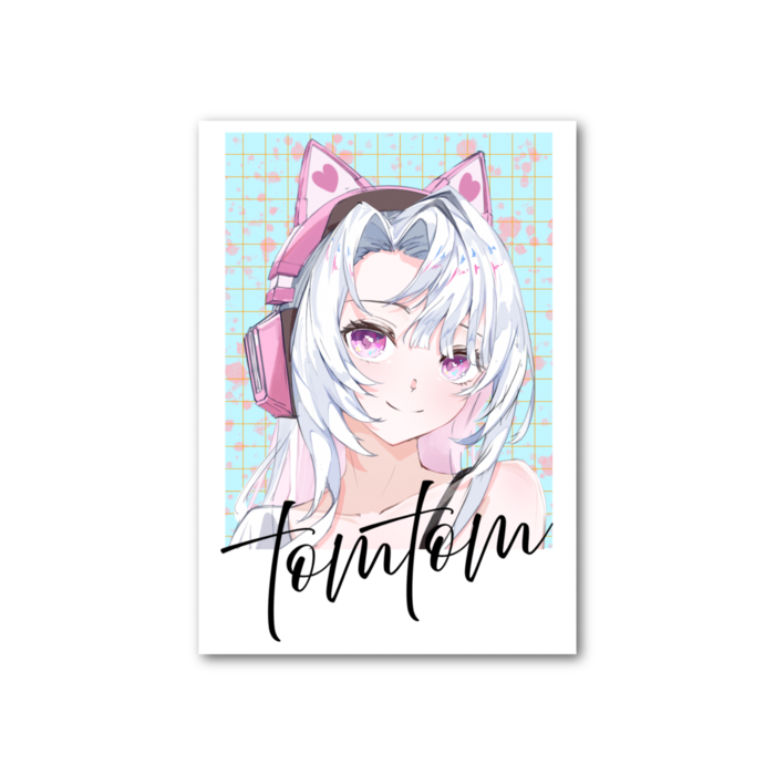フォト風カード - 縦 - 片面