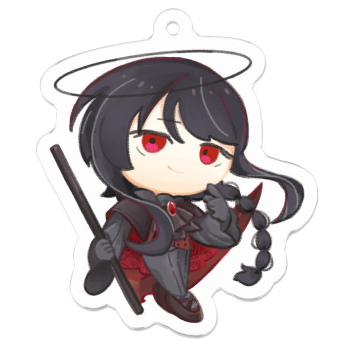 アクリルキーホルダー - 50 x 50 (mm)