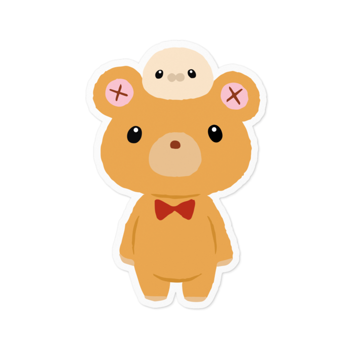 ver.Wステッカー - 100 x 100 (mm)