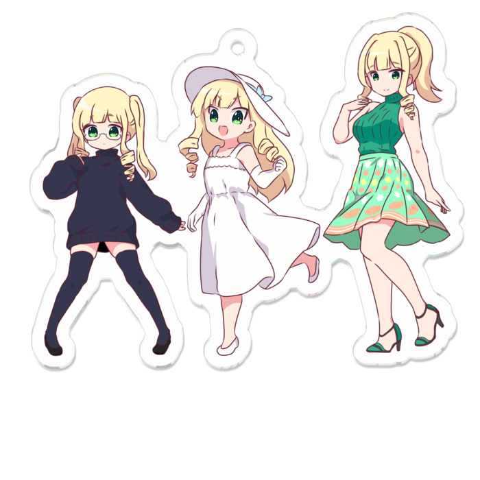 アクリルキーホルダー - 70 x 70 (mm)