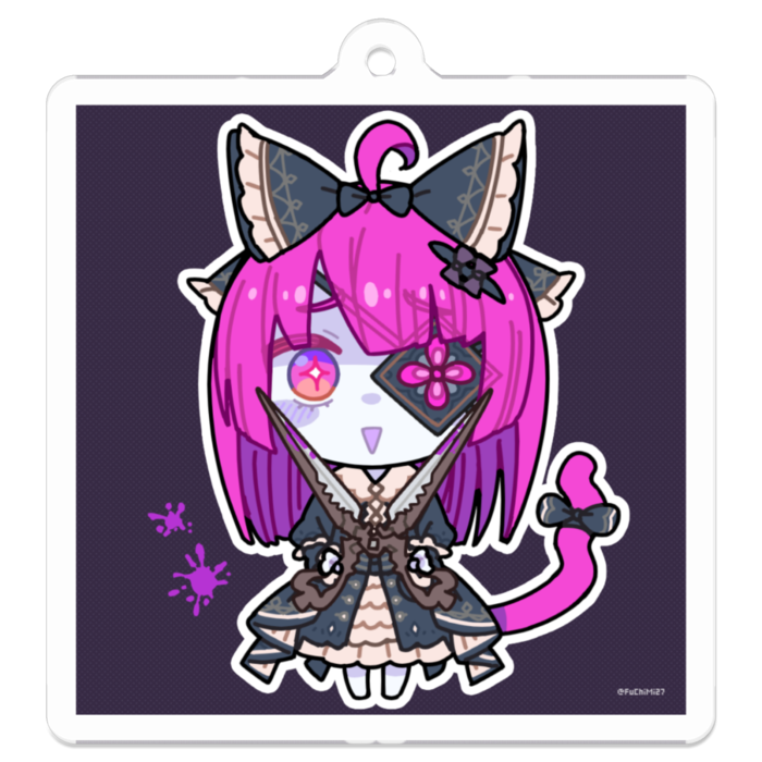 アクリルキーホルダー - 50 x 50 (mm)