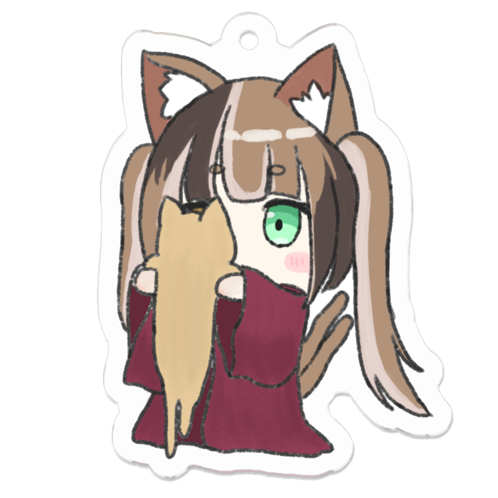 アクリルキーホルダー - 50 x 50 (mm)