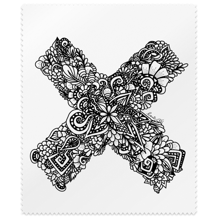 「X」メガネ拭き