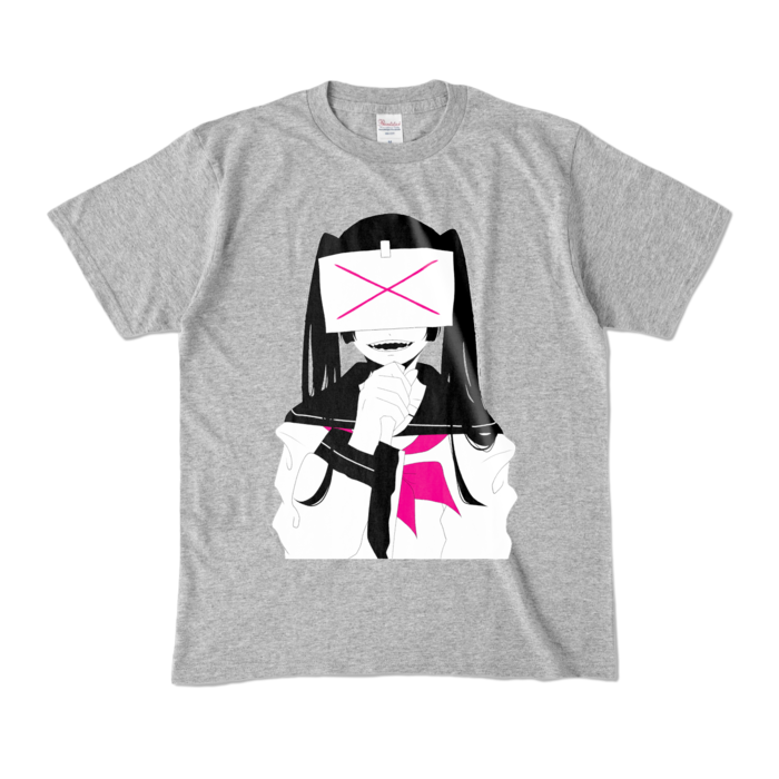 カラーTシャツ - M - 杢グレー (濃色)