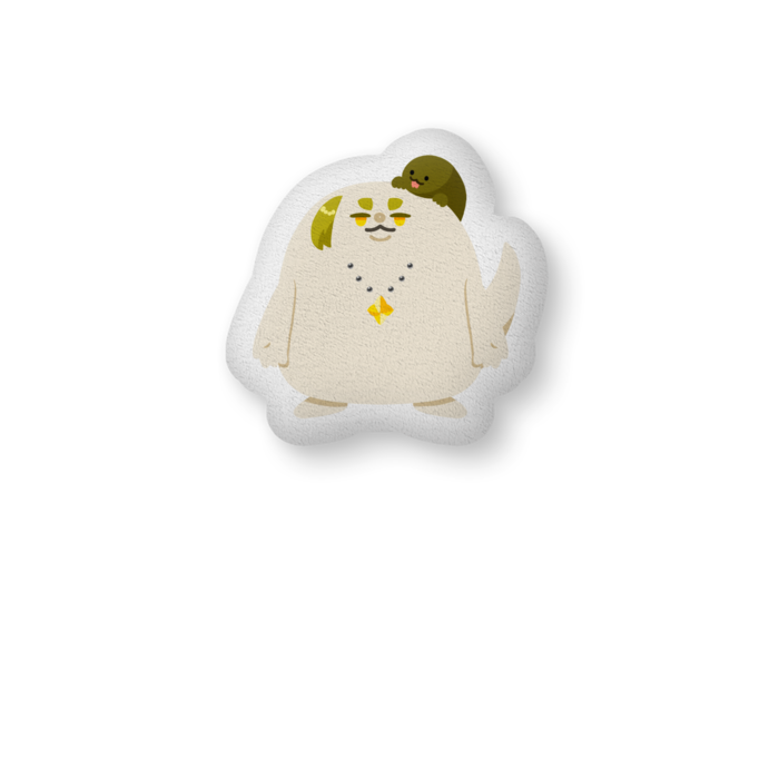 ふかふかクッション - 中（H56×W36cm） - 両面