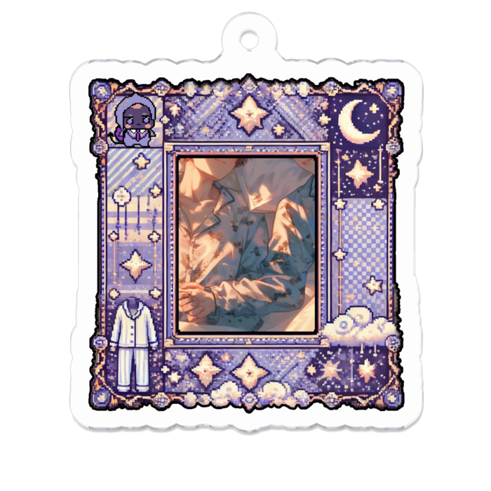 アクリルキーホルダー - 50 x 50 (mm)