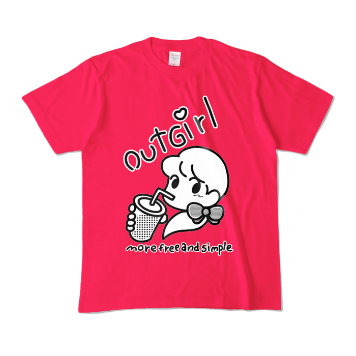 カラーTシャツ - M - ホットピンク (濃色)