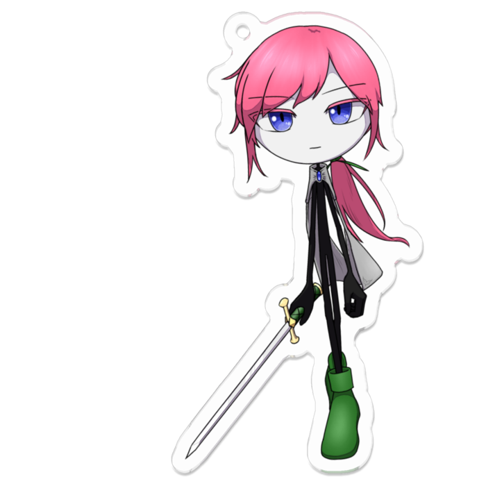 ジオ　アクリルキーホルダー - 70 x 70 (mm)