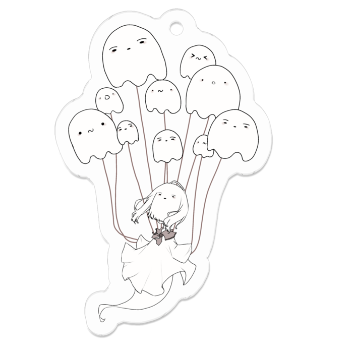 アクリルキーホルダー - 50 x 50 (mm)