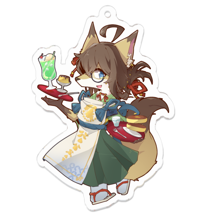 アクリルキーホルダー - 70 x 70 (mm)