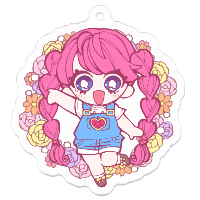 アクリルキーホルダー - 50 x 50 (mm)