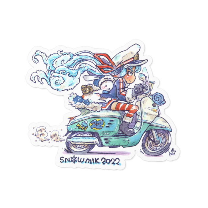 ステッカー - 100 x 100 (mm)