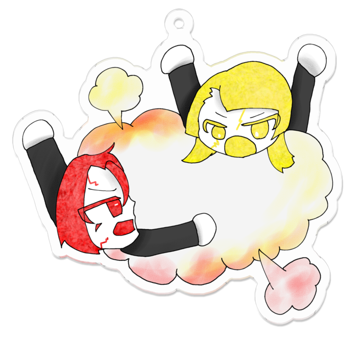 いつものアクリルキーホルダー - 70 x 70 (mm)(1)