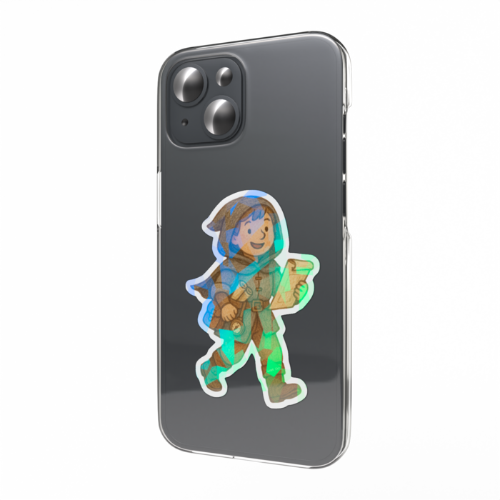 ホログラムスマホステッカー - 縦