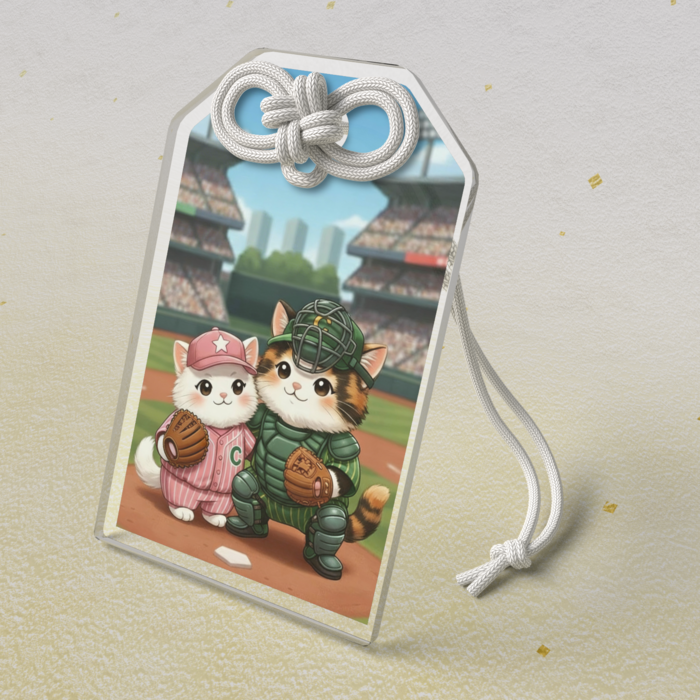 アクリルお守り - 50 × 80mm