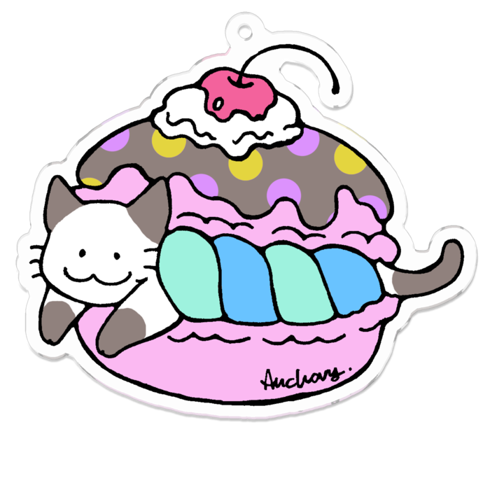 アクリルキーホルダー - 70 x 70 (mm)