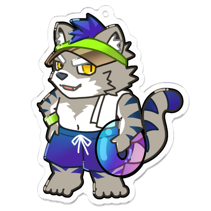 アクリルキーホルダー - 70 x 70 (mm)