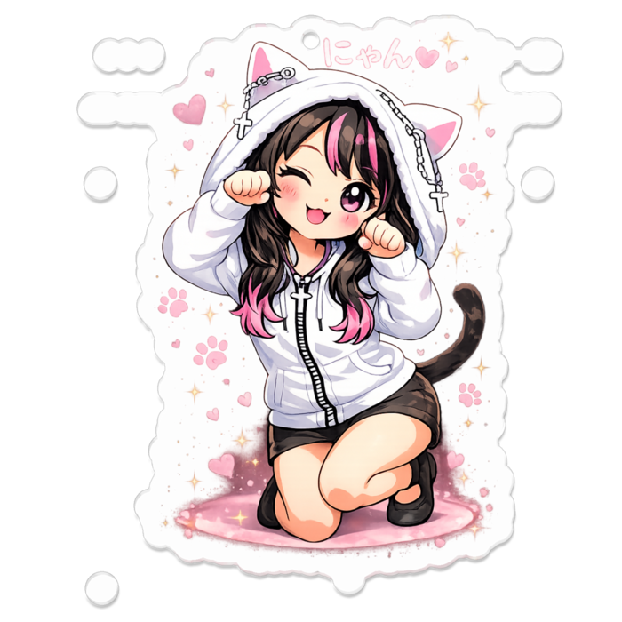 アクリルキーホルダー - 70 x 70 (mm)