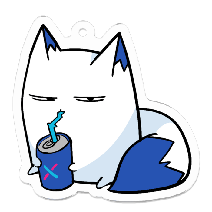 アクリルキーホルダー - 50 x 50 (mm)