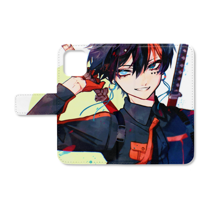 手帳型iPhoneケース - iPhone12 mini - ストラップ穴 あり