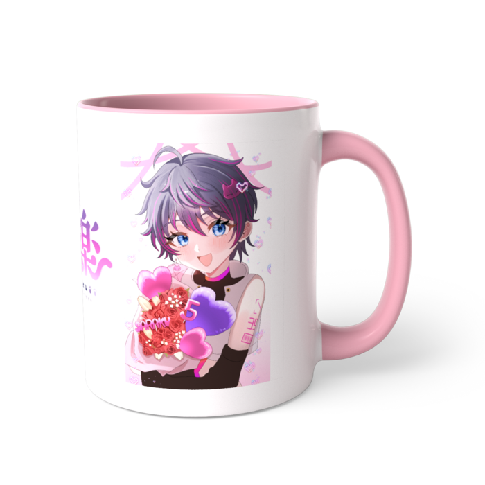 ツートンカラーマグカップ - 直径 8.2cm / 高さ 9.5cm