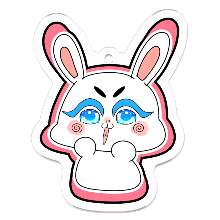 アクリルキーホルダー - 50 x 50 (mm)