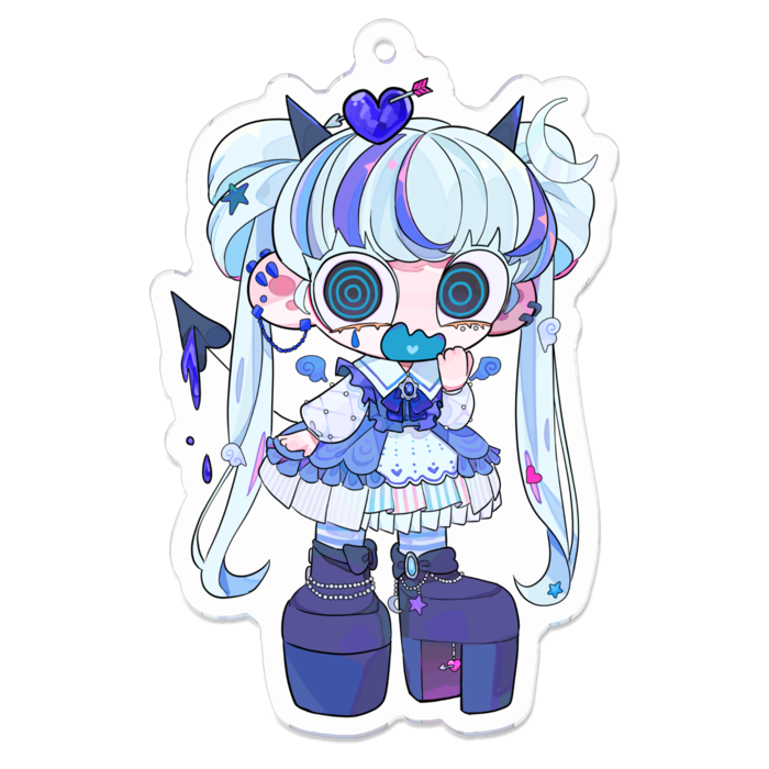 アクリルキーホルダー - 70 x 70 (mm)